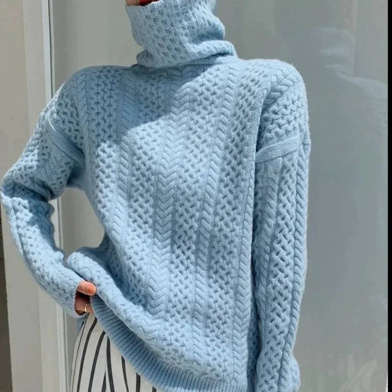 Trendig Kasjmier Turtleneck för kvinnor