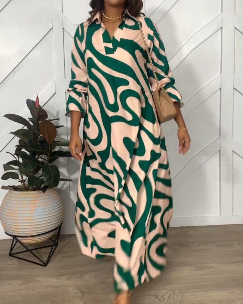 Sofia Klänning med elegans och lång ärm