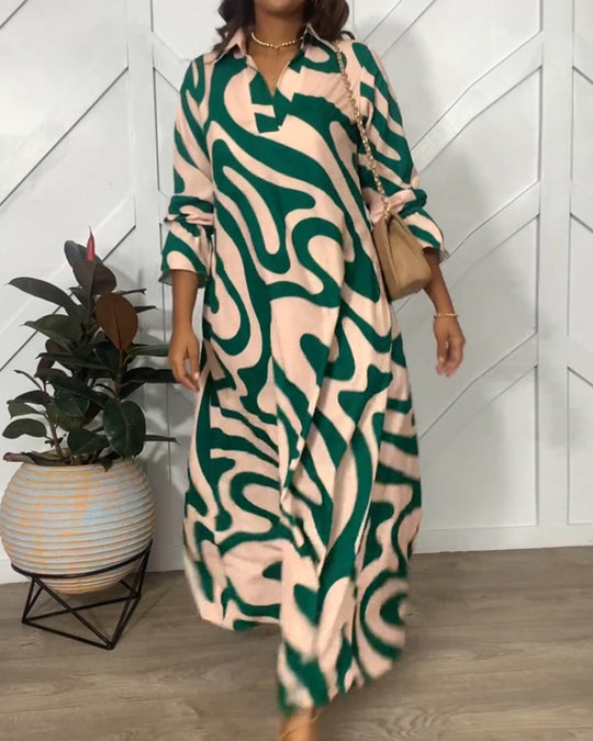 Sofia Klänning med elegans och lång ärm
