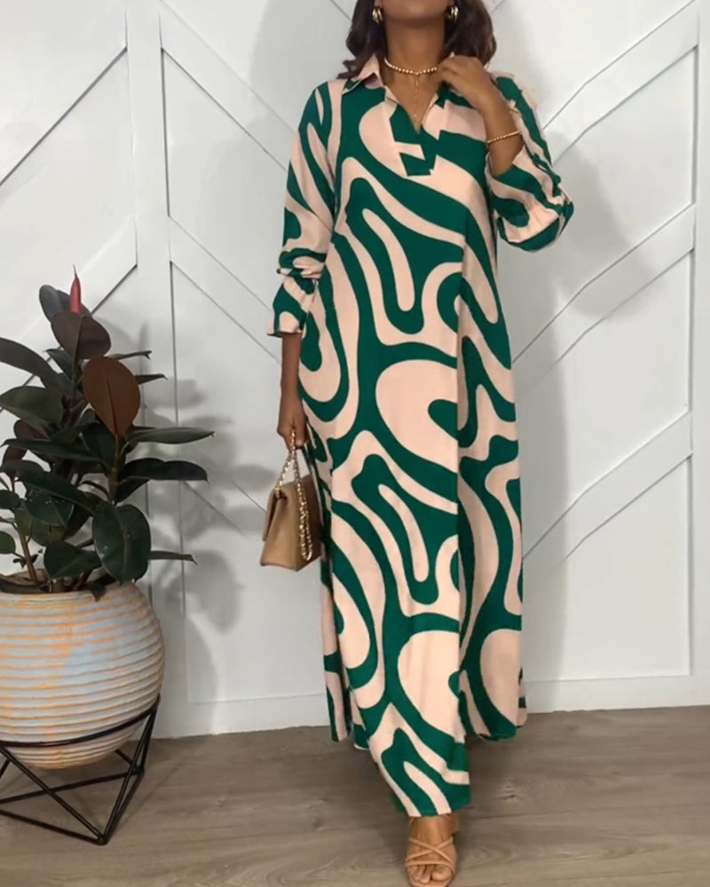 Sofia Klänning med elegans och lång ärm