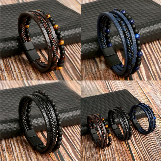 Stell - Läderarmband 1+2 GRATIS