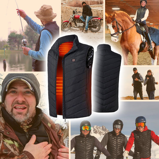 WarmGuard Unisex vattentät väst med batteri